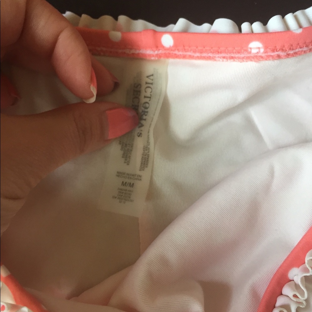 VS Coral Polka Dot Bottom - Picture 3 of 3